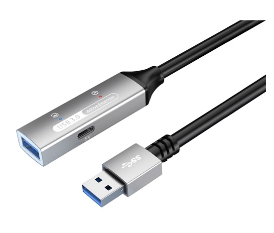 PREMIUMCORD USB 3.2. repeater a prodlužovací kabel Male-Female, 5Gbps Aluminium 20m