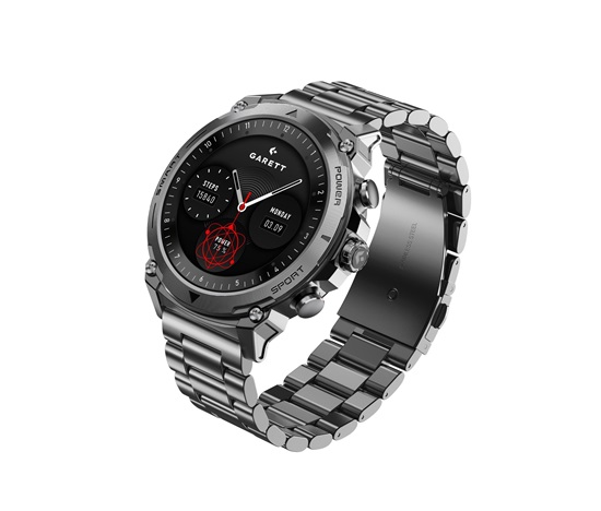 Garett Smartwatch Atom Silver Steel