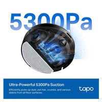 TP-Link Tapo RV20 Max robotický vysavač s mopem, černý