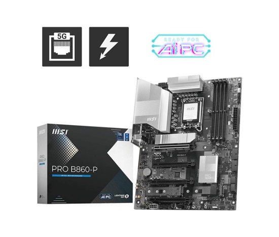 MSI MB Sc LGA1851 PRO B860-P, Intel B860