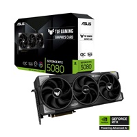 ASUS VGA NVIDIA GeForce RTX 5080 TUF GAMING 16GB OC, 16GB GDDR7, 3xDP, 2xHDMI