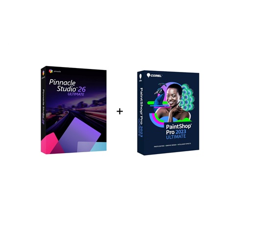 Pinnacle Studio Ultimate 26 + PaintShop Pro Ultimate promotion