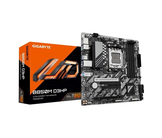 GIGABYTE MB Sc AM5 B850M D3HP, AMD B850, 4xDDR5, 2xDP, 1xHDMI, mATX