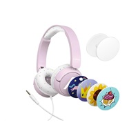 LAMAX SoundKid1 - náhlavní sluchátka - růžová