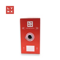 LYNX UTP kabel, Cat6, PVC (Eca), celoměděný, vnitřní, šedý, box 305m