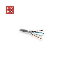 <p>LYNX FTP kabel, Cat6, PVC (Eca), celoměděný, vnitřní, šedý, cívka 305m</p>