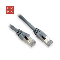 LYNX FTP patch kabel Cat6, PVC, 2m, šedý