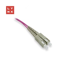 LYNX duplexní patch kabel MM, OM4, SC/SC, 50/125µm, 3m