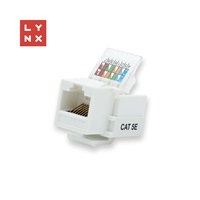 LYNX keystone UTP Cat5e, samozařevácí, 90 stp., bílý