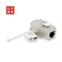LYNX keystone STP Cat5e, samozařezávací, stříbrný