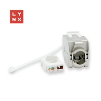 LYNX keystone STP Cat5e, samozařezávací, stříbrný