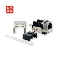 LYNX keystone STP Cat5e, 90 stp., stříbrný