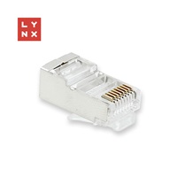 LYNX konektor STP Cat5e, 50µ, 100ks