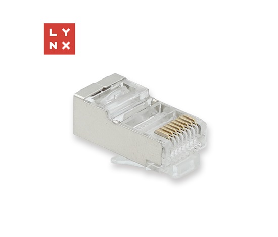 LYNX konektor STP Cat5e, 30µ, 100ks
