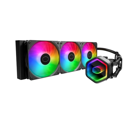 Cooler Master vodní chladič MasterLiquid 360 Core II, 3x120mm, LGA1851, AM5, černá