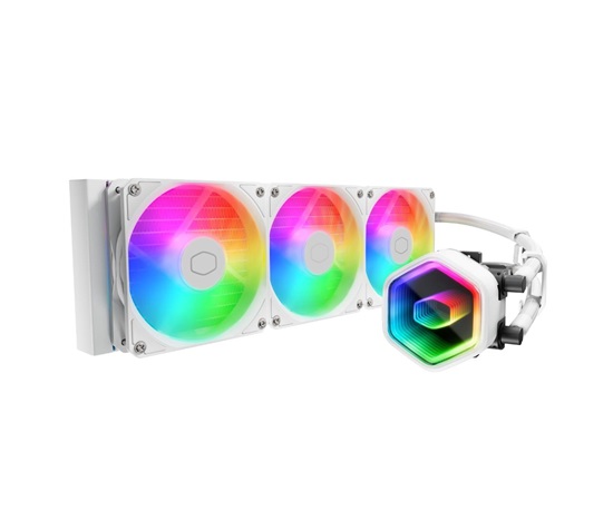 Cooler Master vodní chladič MasterLiquid 360 Core II, 3x120mm, LGA1851, AM5, bílá