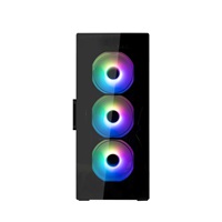 ZALMAN case I3 NEO TG, Mid Tower, ATX, 2xUSB 3.0, 1xUSB 2.0, 4x 120mm RGB Fan, černá