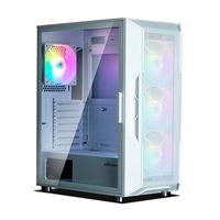 ZALMAN case I3 NEO, Mid Tower, ATX, 2xUSB 3.0, 1xUSB 2.0, 4x 120mm RGB Fan, bílá