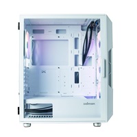 ZALMAN case I3 NEO, Mid Tower, ATX, 2xUSB 3.0, 1xUSB 2.0, 4x 120mm RGB Fan, bílá