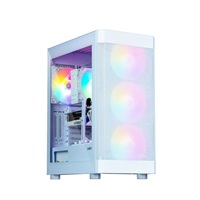 ZALMAN case I4 TG, Mid Tower, ATX, 2xUSB 3.0, 1xUSB 2.0, 4x 120mm RGB Fan, bílá