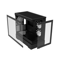 ZALMAN case P30, Mini Tower, mATX, 1xUSB 3.0, 1xUSB-C, 3x 120mm ARGB Fan, černá