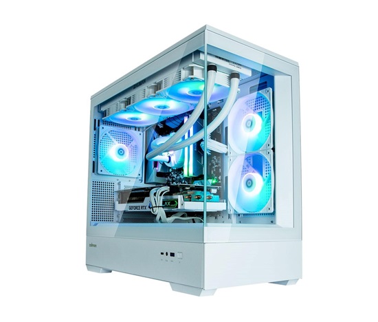 ZALMAN case P30, Mini Tower, mATX, 1xUSB 3.0, 1xUSB-C, 3x 120mm ARGB Fan, bílá