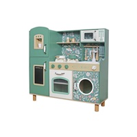 Dětská dřevěná kuchyňka se zvuky - vintage styl