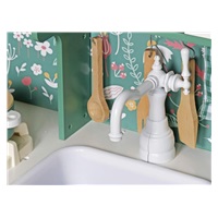 Dětská dřevěná kuchyňka se zvuky - vintage styl