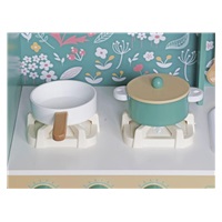 Dětská dřevěná kuchyňka se zvuky - vintage styl