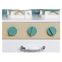 Dětská dřevěná kuchyňka se zvuky - vintage styl