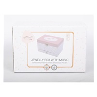 Dětská hrací šperkovnice se zrcadlem i baletkou