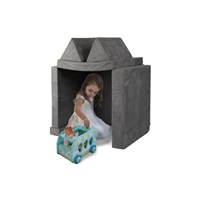 Dětská pohovka a bunkr pro děti - šedá