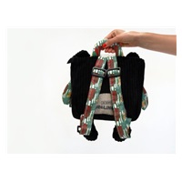 Dětský batůžek z heboučkého manšestru panda