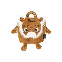 Dětský batůžek z heboučkého manšestru tygr