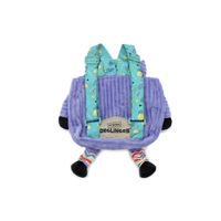 Dětský batůžek z heboučkého manšestru zebra