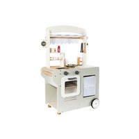 Dětský dřevěný obchod na hraní - pojízdný