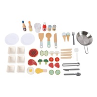 Dětský dřevěný obchod na hraní - pojízdný