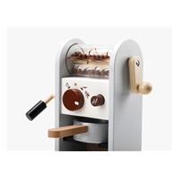 Dětský kávovar na zrnkovou kávu - šedý