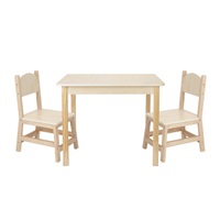 Dětský stolek a židle (set) - natur