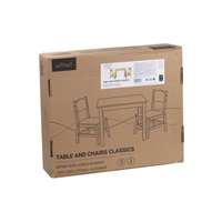 Dětský stolek a židle (set) - natur