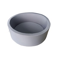 Dětský suchý bazének 90x30 cm s míčky 200 ks - šedý