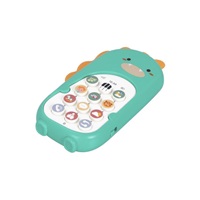 Dětský telefon dinosaurus - zelený