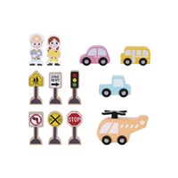 Dřevěná garáž na autíčka s myčkou