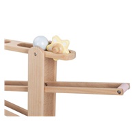 Dřevěná kuličková dráha XL s vláčkem ZDARMA - smontovaná