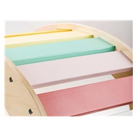 Dřevěná montessori houpačka 5v1 s prknem 2v1 - set fresh (NOVINKA)