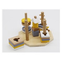 Dřevěná nasazovací hra - tvary