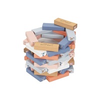 Dřevěná věž Jenga se zvířátky z farmy