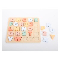 Dřevěná vkládací abeceda