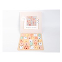 Dřevěná vkládací abeceda