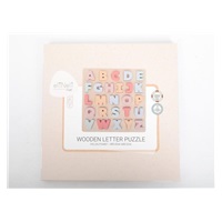 Dřevěná vkládací abeceda